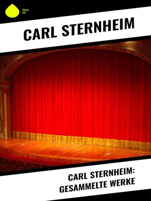cover image of Carl Sternheim